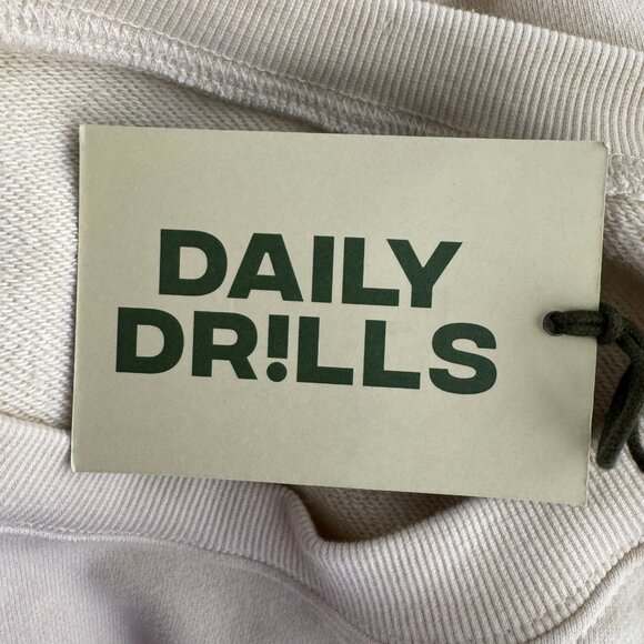 Daily Drills Curateur Oversized‎ Sweatshirt Womens M/L Ivory Cream NWT TP-3428 - Picture 7 of 11